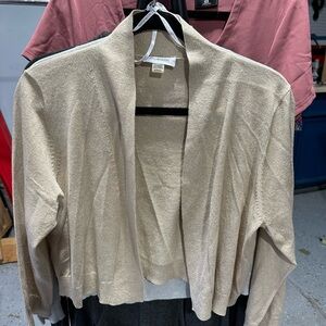 Set of 2 Women's Gold & Silver Sweater Formal Topper